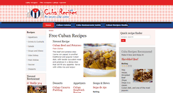 Desktop Screenshot of cubarecipes.org